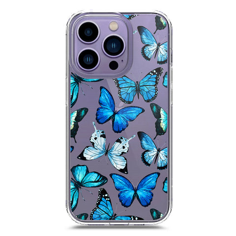 iPhone 14 Pro Cover - O'Nation Butterfly Dreams Series 1 - Clear Phone Case - Soft Silicon Borders