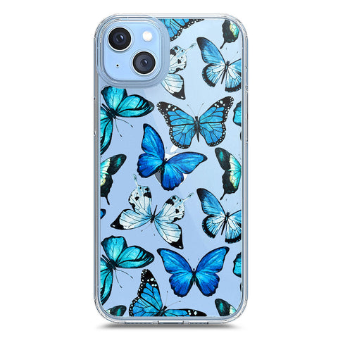 iPhone 14 Plus Cover - O'Nation Butterfly Dreams Series 1 - Clear Phone Case - Soft Silicon Borders
