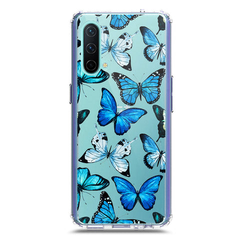 OnePlus Nord CE 5G Cover - O'Nation Butterfly Dreams Series 1 - Clear Phone Case - Soft Silicon Borders