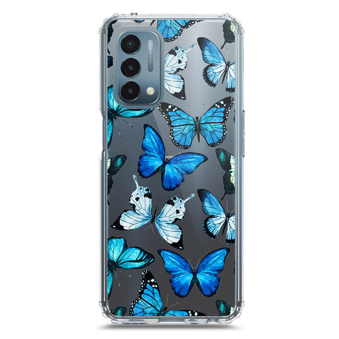 OnePlus Nord N200 5G Cover - O'Nation Butterfly Dreams Series 1 - Clear Phone Case - Soft Silicon Borders