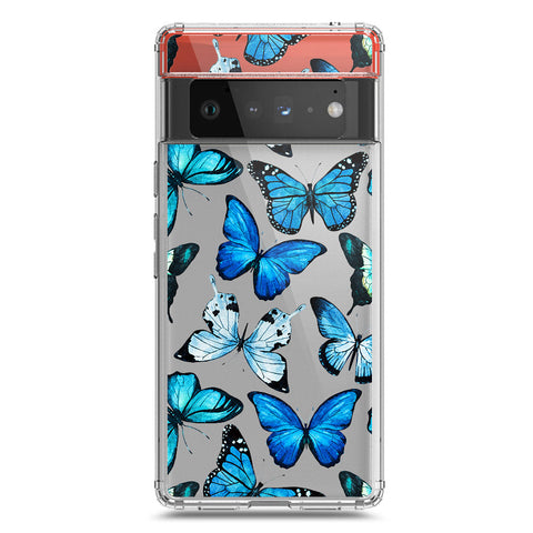 Google Pixel 6 Pro Cover - O'Nation Butterfly Dreams Series 1 - Clear Phone Case - Soft Silicon Borders