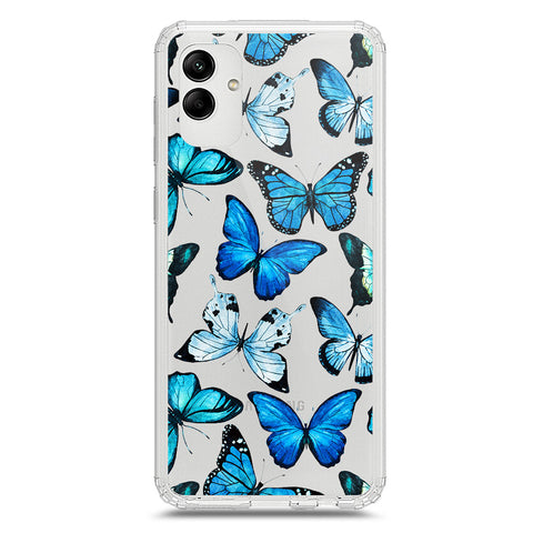Samsung Galaxy A02s Cover - O'Nation Butterfly Dreams Series 1 - Clear Phone Case - Soft Silicon Borders