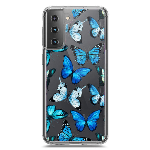 Samsung Galaxy S21 5G Cover - O'Nation Butterfly Dreams Series 1 - Clear Phone Case - Soft Silicon Borders