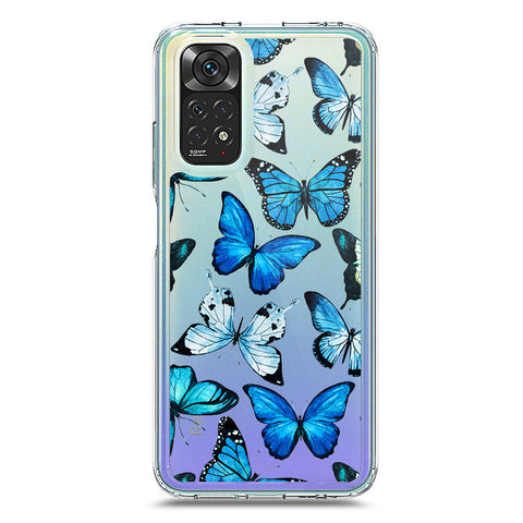 Xiaomi Redmi Note 11S Cover - O'Nation Butterfly Dreams Series 1 - Clear Phone Case - Soft Silicon Borders