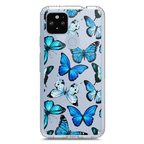 Google Pixel 5 Cover - O'Nation Butterfly Dreams Series 1 - Clear Phone Case - Soft Silicon Borders