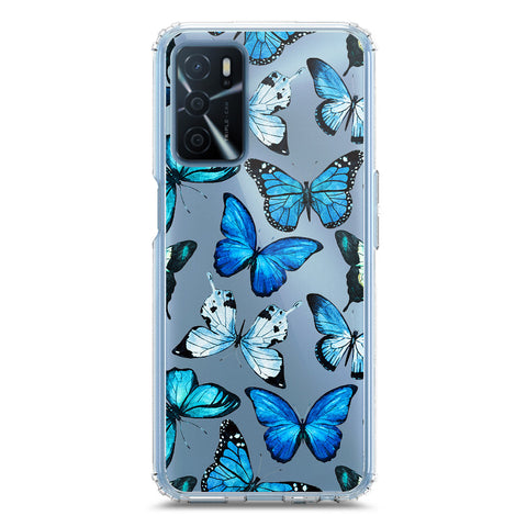 Oppo A16 Cover - O'Nation Butterfly Dreams Series 1 - Clear Phone Case - Soft Silicon Borders