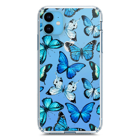 iPhone 11 Cover - O'Nation Butterfly Dreams Series 1 - Clear Phone Case - Soft Silicon Borders