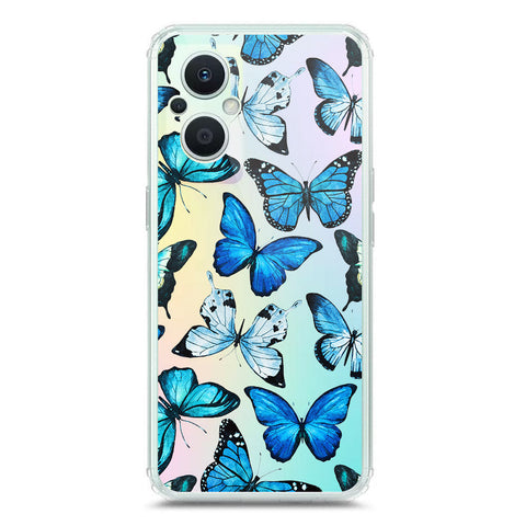 Oppo Reno 8 Z Cover - O'Nation Butterfly Dreams Series 1 - Clear Phone Case - Soft Silicon Borders
