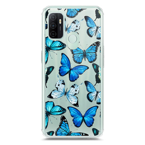 Oppo A53s Cover - O'Nation Butterfly Dreams Series 1 - Clear Phone Case - Soft Silicon Borders