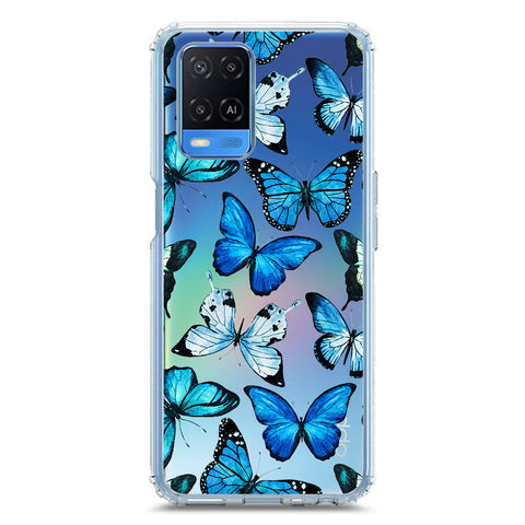 Oppo A54 4G Cover - O'Nation Butterfly Dreams Series 1 - Clear Phone Case - Soft Silicon Borders