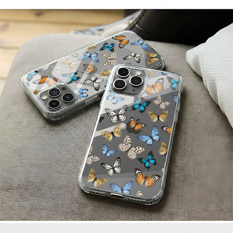 Samsung Galaxy Z Flip 7 Cover - O'Nation Butterfly Dreams Series 1 - Clear Phone Case - Soft Silicon Borders