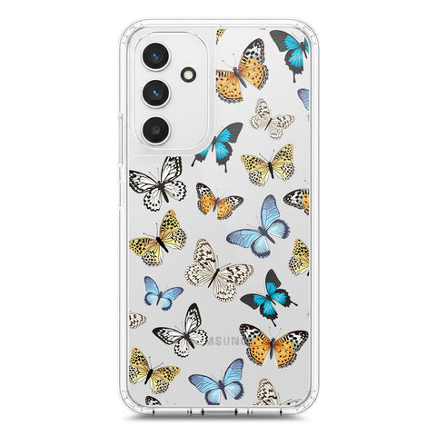 Samsung Galaxy A54 Cover - O'Nation Butterfly Dreams Series 1 - Clear Phone Case - Soft Silicon Borders