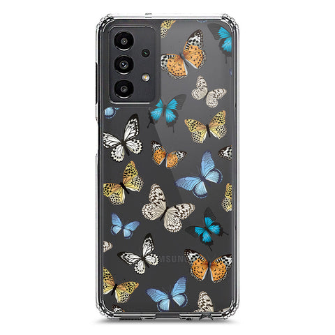 Samsung Galaxy A13 Cover - O'Nation Butterfly Dreams Series 1 - Clear Phone Case - Soft Silicon Borders