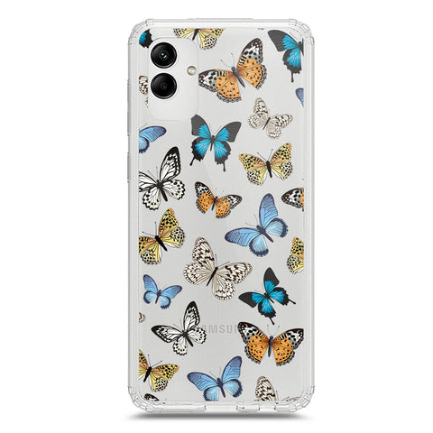 Samsung Galaxy A05 Cover - O'Nation Butterfly Dreams Series 1 - Clear Phone Case - Soft Silicon Borders