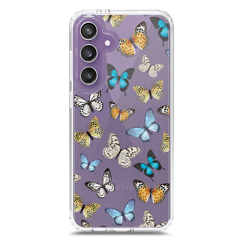 Samsung Galaxy S25 Cover - O'Nation Butterfly Dreams Series 1 - Clear Phone Case - Soft Silicon Borders