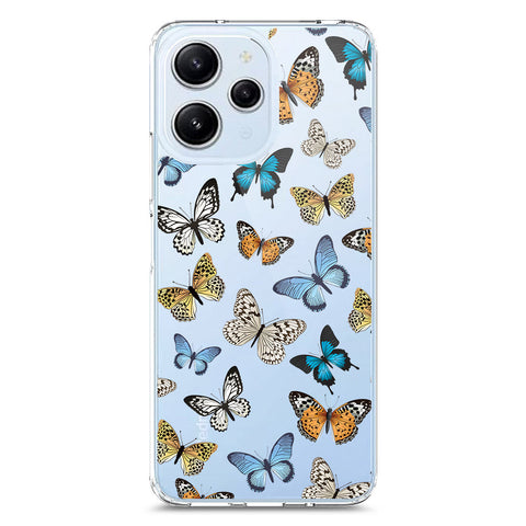 Xiaomi Redmi 12 Cover - O'Nation Butterfly Dreams Series 1 - Clear Phone Case - Soft Silicon Borders