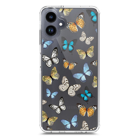 Samsung Galaxy A06 Cover - O'Nation Butterfly Dreams Series 1 - Clear Phone Case - Soft Silicon Borders