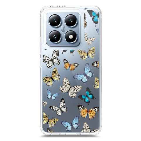 Xiaomi 14T Pro Cover - O'Nation Butterfly Dreams Series 1 - Clear Phone Case - Soft Silicon Borders