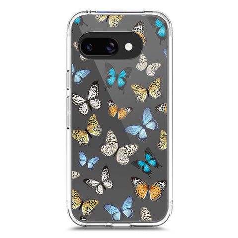 Google Pixel 9a Cover - O'Nation Butterfly Dreams Series 1 - Clear Phone Case - Soft Silicon Borders