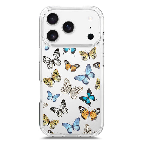 iPhone 17 Pro Cover - O'Nation Butterfly Dreams Series 1 - Clear Phone Case - Soft Silicon Borders