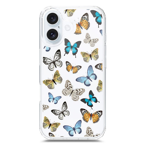 iPhone 17 Cover - O'Nation Butterfly Dreams Series 1 - Clear Phone Case - Soft Silicon Borders