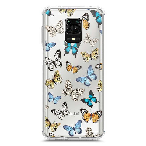 Xiaomi Redmi Note 9 Pro Max Cover - O'Nation Butterfly Dreams Series 1 - Clear Phone Case - Soft Silicon Borders