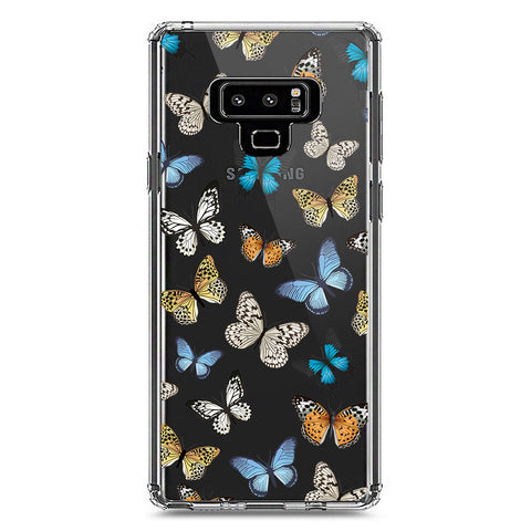 Samsung Galaxy Note 9 Cover - O'Nation Butterfly Dreams Series 1 - Clear Phone Case - Soft Silicon Borders