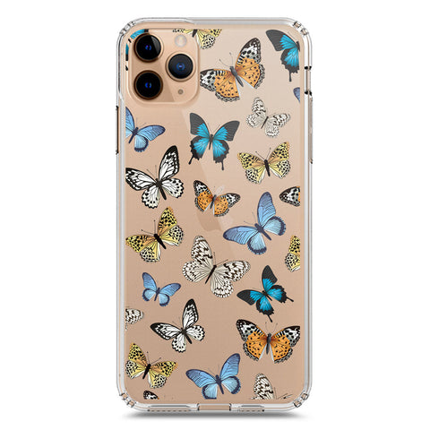iPhone 11 Pro Max Cover - O'Nation Butterfly Dreams Series 1 - Clear Phone Case - Soft Silicon Borders