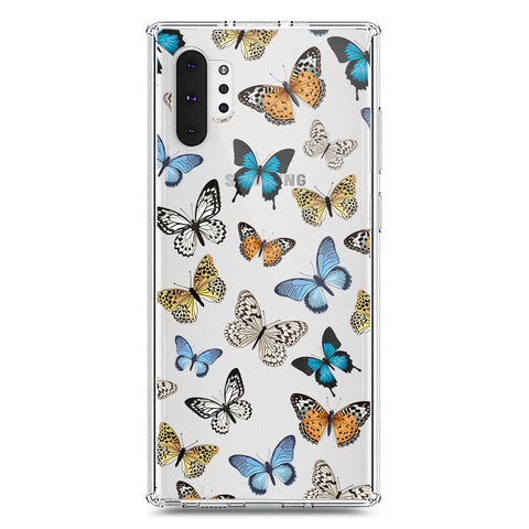 Samsung Galaxy Note 10 Plus Cover - O'Nation Butterfly Dreams Series 1 - Clear Phone Case - Soft Silicon Borders