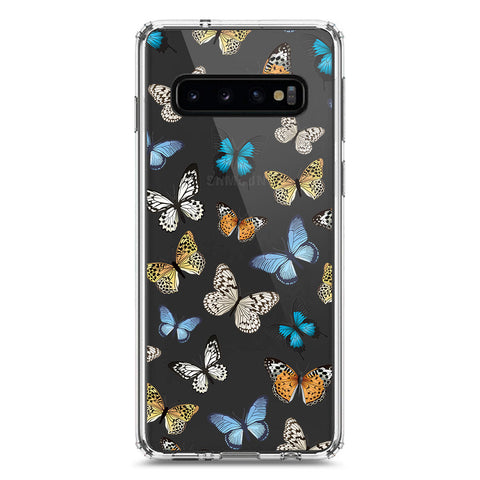 Samsung Galaxy S10 Cover - O'Nation Butterfly Dreams Series 1 - Clear Phone Case - Soft Silicon Borders