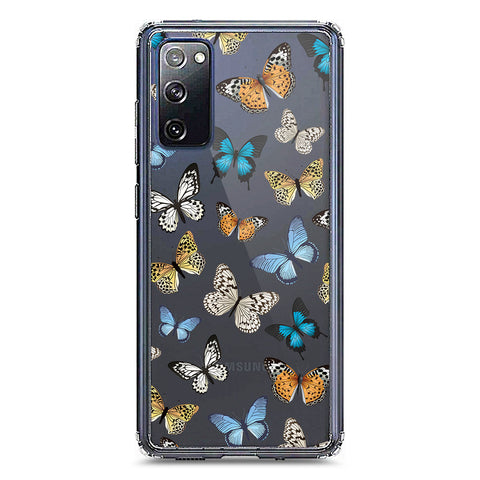 Samsung Galaxy S20 FE Cover - O'Nation Butterfly Dreams Series 1 - Clear Phone Case - Soft Silicon Borders