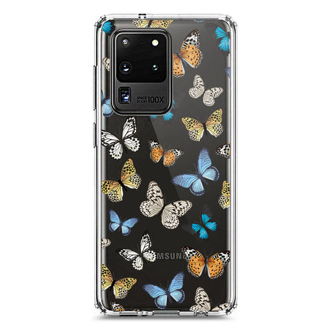 Samsung Galaxy S20 Ultra Cover - O'Nation Butterfly Dreams Series 1 - Clear Phone Case - Soft Silicon Borders