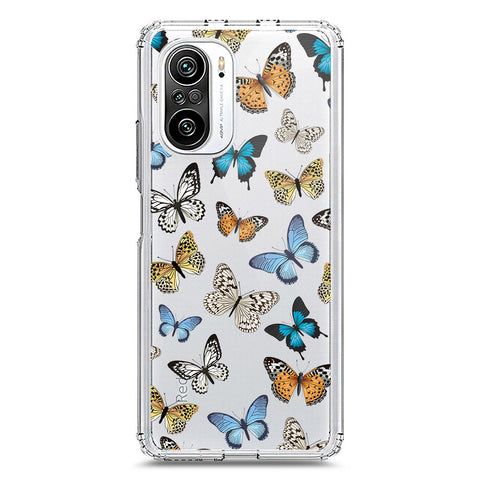 Xiaomi Poco F3 Cover - O'Nation Butterfly Dreams Series 1 - Clear Phone Case - Soft Silicon Borders