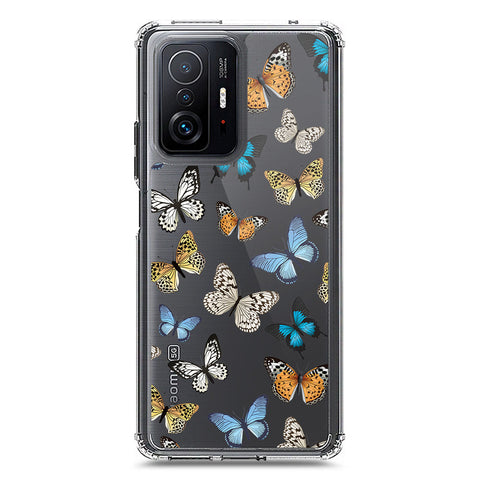 Xiaomi Mi 11T Pro Cover - O'Nation Butterfly Dreams Series 1 - Clear Phone Case - Soft Silicon Borders