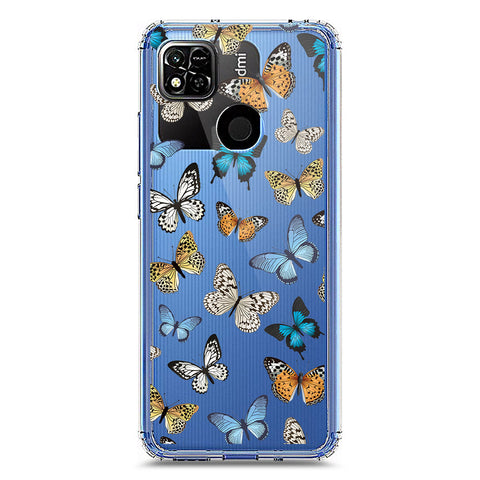 Xiaomi Redmi 9C Cover - O'Nation Butterfly Dreams Series 1 - Clear Phone Case - Soft Silicon Borders