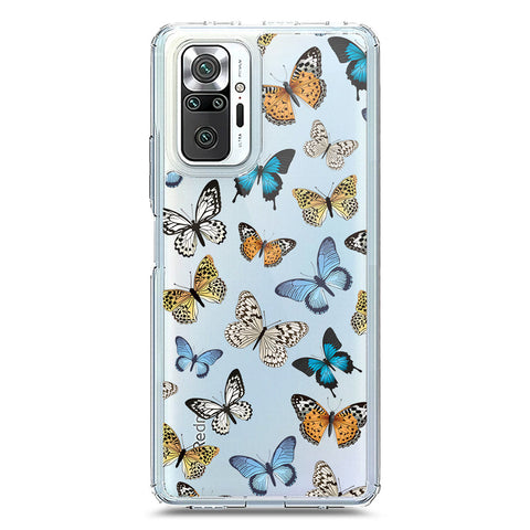 Xiaomi Redmi Note 10 Pro Max Cover - O'Nation Butterfly Dreams Series 1 - Clear Phone Case - Soft Silicon Borders
