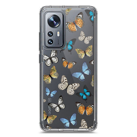 Xiaomi 12 Cover - O'Nation Butterfly Dreams Series 1 - Clear Phone Case - Soft Silicon Borders