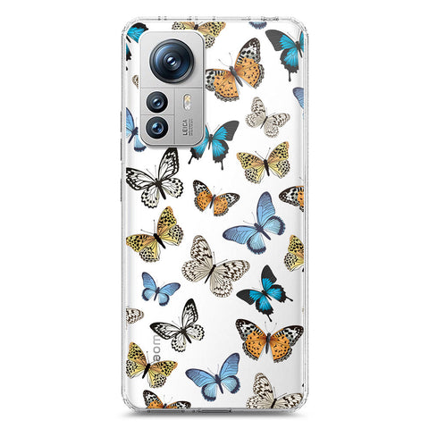 Xiaomi 12 Pro Cover - O'Nation Butterfly Dreams Series 1 - Clear Phone Case - Soft Silicon Borders