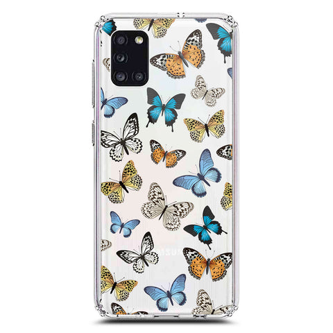 Samsung Galaxy A31 Cover - O'Nation Butterfly Dreams Series 1 - Clear Phone Case - Soft Silicon Borders