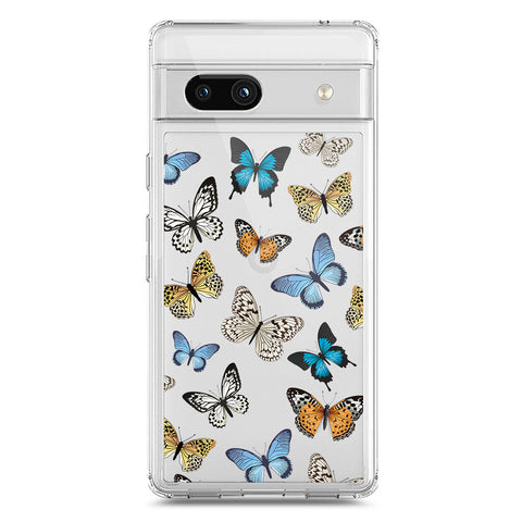 Google Pixel 7a Cover - O'Nation Butterfly Dreams Series 1 - Clear Phone Case - Soft Silicon Borders