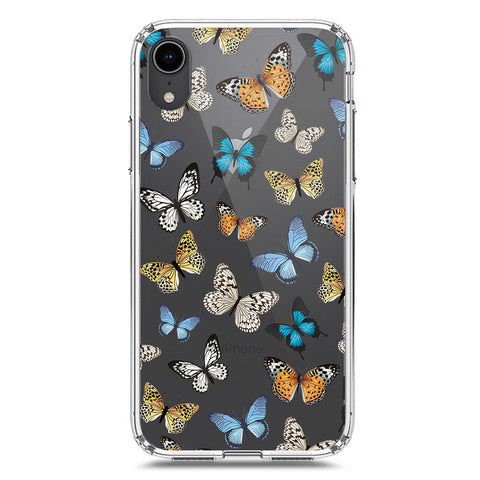 iPhone XR Cover - O'Nation Butterfly Dreams Series 1 - Clear Phone Case - Soft Silicon Borders