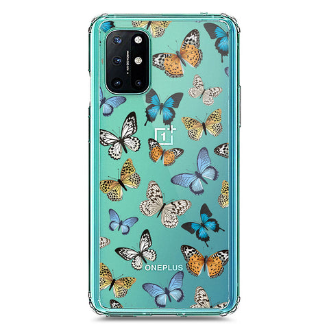 OnePlus 8T Cover - O'Nation Butterfly Dreams Series 1 - Clear Phone Case - Soft Silicon Borders