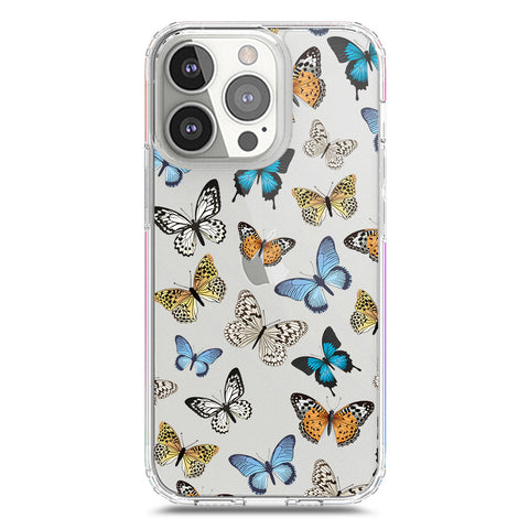 iPhone 13 Pro Cover - O'Nation Butterfly Dreams Series 1 - Clear Phone Case - Soft Silicon Borders