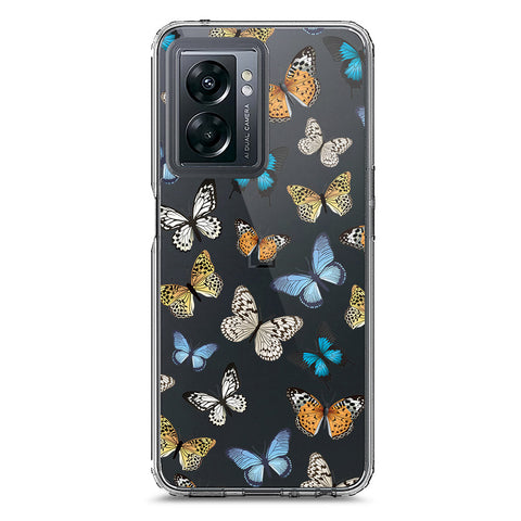 Oppo K10 5G Cover - O'Nation Butterfly Dreams Series 1 - Clear Phone Case - Soft Silicon Borders
