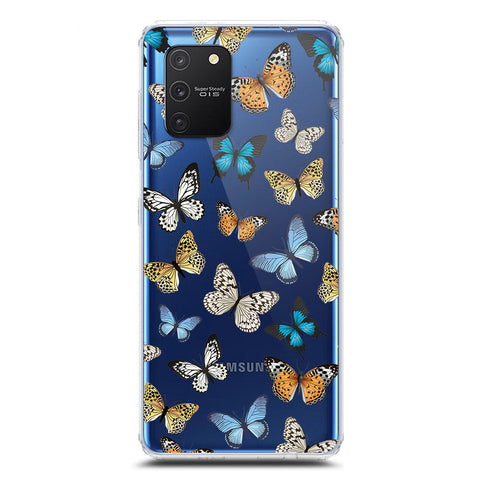 Samsung Galaxy M80s Cover - O'Nation Butterfly Dreams Series 1 - Clear Phone Case - Soft Silicon Borders