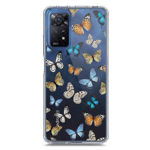 Xiaomi Redmi Note 11E Pro Cover - O'Nation Butterfly Dreams Series 1 - Clear Phone Case - Soft Silicon Borders