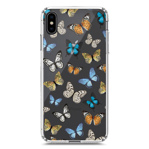 iPhone XS Max Cover - O'Nation Butterfly Dreams Series 1 - Clear Phone Case - Soft Silicon Borders
