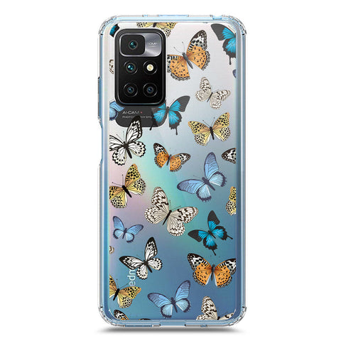 Xiaomi Redmi 10 Prime Cover - O'Nation Butterfly Dreams Series 1 - Clear Phone Case - Soft Silicon Borders