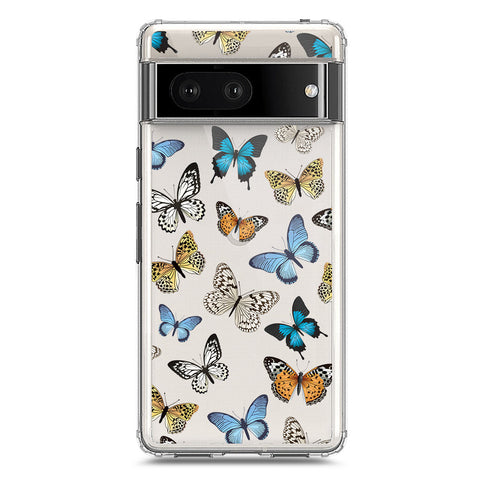 Google Pixel 7 Cover - O'Nation Butterfly Dreams Series 1 - Clear Phone Case - Soft Silicon Borders