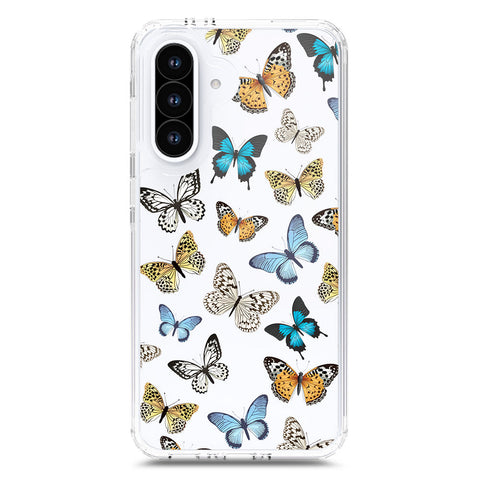Samsung Galaxy M17 Cover - O'Nation Butterfly Dreams Series 1 - Clear Phone Case - Soft Silicon Borders